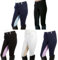 PFIFF Unisex Kinder 743886 Hose, Schwarz/Lila, 140 EU
