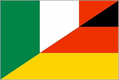 U24 Fahne Flagge Freundschaftsflagge Deutschland-Italien 90 x 150 cm