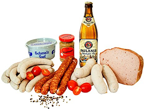 Oktoberfestpaket - Spezialitäten zur Wiesn inkl. 0,5 Liter Festbier von Paulaner - Landmetzger Schiessl