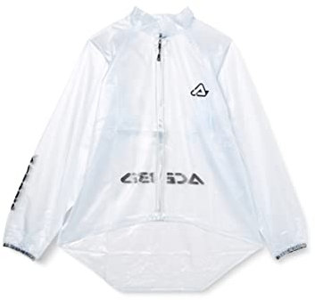 Acerbis - Chaqueta de lluvia transparente, L/XL