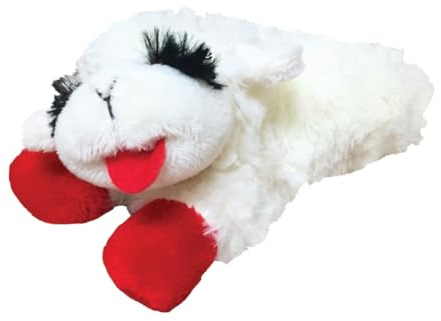 Multipet International Lamb Chop Plush Squeaky Dog Toy 6 inch