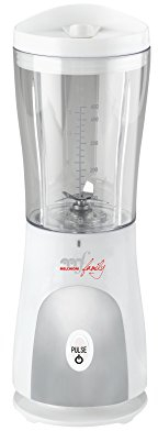 Melchioni Mr Frullo, Frullatore Blender Mixer Elettrico,180W, Frullatore da Tavolo Multifunzione, Tritatutto, Tasto pulse, Lame in acciaio, Base antiscivolo, Capacita' 450ml