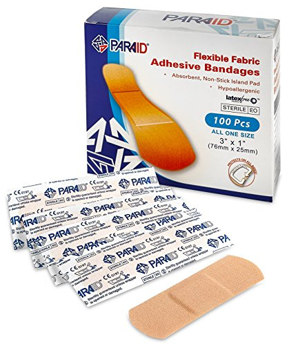 Flexible Pflaster– Biegbares Material, Selbsthaftende Fingerkuppenpflaster, Fingerpflaster und Daumenpflaster für die Pflege und Schutz von Wunden vor Infektionen (100er Packung)