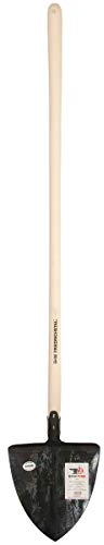 Sandschaufel - Geschmiedeter Stahl und Langer 130 cm Holzstiel - Ideal zum Aufnehmen und Fortschaffen von Erde und Co. von SHW-FIRE