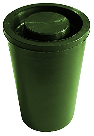 Paket med 100 Geocaching vattentäta filmburkar grön gömställe cache micro