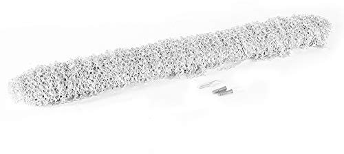 EVTSCAN 90 * 214.5cm Aluminium Metal Chain Strip Curtain Fly Pest Insect Control Decoration Door Screen