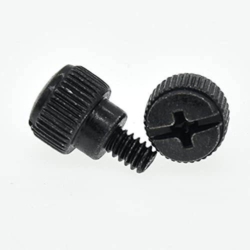 Cfty VitiVite di Regolazione del Raffreddamento del Case del Computer Viti a Testa zigrinata Vite a Testa zigrinata M3.5 （10 Pezzi）