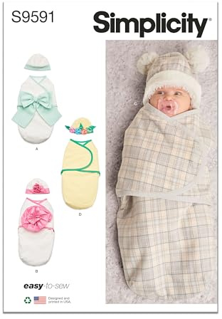 Simplicity SS9591A Baby Sportkläder A (XXS-XS-S-M)