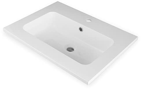 Lavabo ad Incasso in Mineral Marmo 91x46 cm Mobile composizione bagno