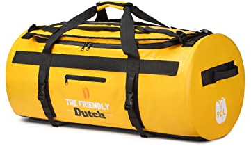 The friendly Dutch® groß 90L Duffel Bag - wasserdichte Sporttasche Duffel Bag für Herren. Sie können diesen Seesack als Reisetasche oder Rucksack nutzen.