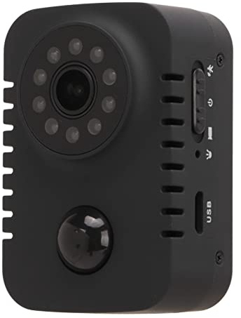 Körperkamera-Videorecorder, 1080P-Rückenclip-Kamera, mit Nachtsicht, Unterstützung für PIR-Videoaufzeichnung, 120-Grad-Weitwinkelobjektiv, Kann 8 Stunden Lang Verwendet Werden,