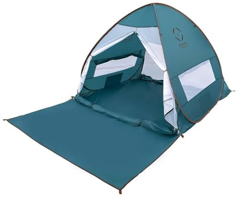 S'more Notfallzelt, Überlebenszelt für 2 Personen, leichtes und tragbares Sonnenschutz, UFP 30+ wasserdichtes und winddichtes Zelt für Camping, Wandern, Rucksackreisen und Outdoor-Aktivitäten