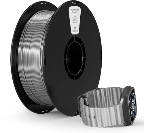 kexcelled TPU 95A Filament 1,75mm 1kg, Flexibel und Weich, Silber | Hervorragende Elastizität, 3D Drucker Materialient, Vakuumverpackung, für FDM Druckern