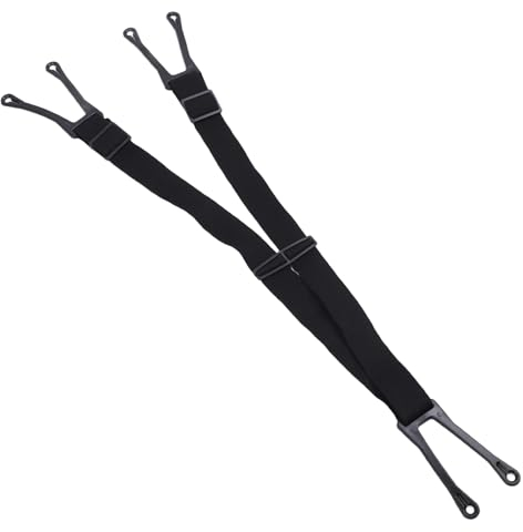TARSHYRY Verstellbare Ski-Hosenträger, Eishockey-Hosenträger, Robuste 1,5-Zoll-elastische Träger, Verstellbare Sport-Eishockey-Schutzhosen-Hosenträger