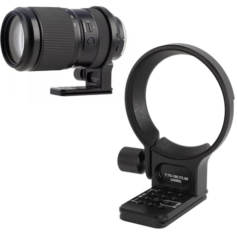 Anello di Montaggio per Treppiede con Collare per Obiettivo, per Obiettivo T70 180 F2.8, con Piastra a Sgancio Rapido Tipo Arca per Attrezzatura Fotografica