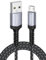 Câble Micro USB 1M Nylon Tressé Chargeur Micro USB Charge Rapide et Synchro Compatible pour Android Samsung Galaxy S7 S6 Edge J7 J5 J3, Redmi Note 5 6 Pro, Wiko, Huawei, Sony, LG, Kindle, PS4
