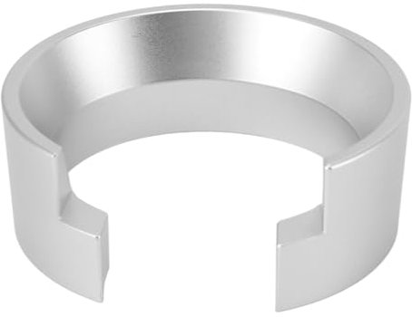 Sunicon Entonnoir doseur à expresso de 58 mm, entonnoir à expresso léger en aluminium, entonnoir doseur de 58 mm, remplacement pour porte-filtre de machine à expresso (Silver)