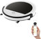 Robot Aspirateur avec Balayage, 3-en-1 Aspirateur Robot Commande À Distance Super Slim Balayeur Robot avec Puissance D'aspiration De 1800 Pa pour Poils d'animaux Tapis Et Sols Durs,White-1 Pack