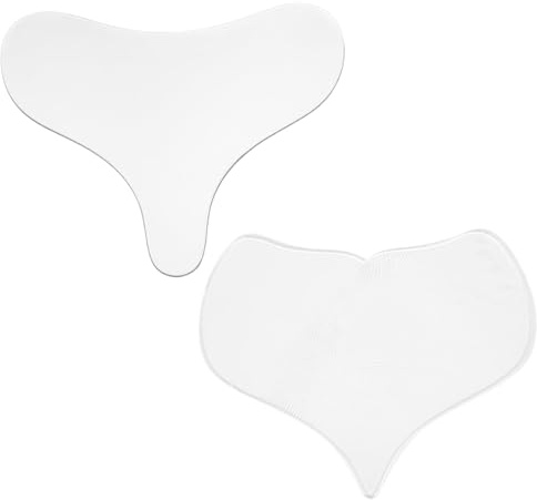 EIROVYA 4 Stück Wiederverwendbare Silikonpads gegen Brustfalten,Silikon Brustpolster Wiederverwendbare,Silikonpflaster Gegen Falten,Silikon Pads Gegen Falten,Glätten Sie Ihre Haut