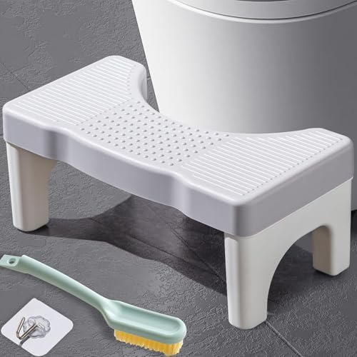 Sgabello WC,Sgabello da Toilette,Poggiapiedi,Sgabello per WC da Bagno
