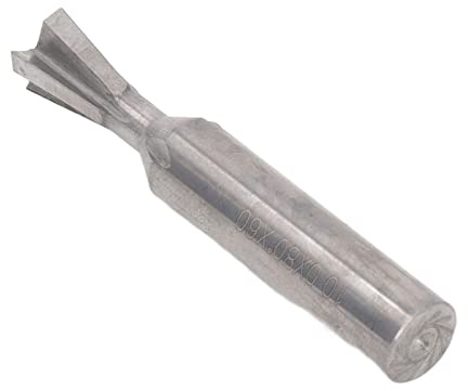 TIKATARER Bit Router a Coo di Couter, 4 Flauto Fresatura di Fresatura in Carbide Taglio Strumento di Sloting Strumento Coda a Petrolio a Coda a Rulli per Fresatura a Coda di Fresatura (10x80°x60L)