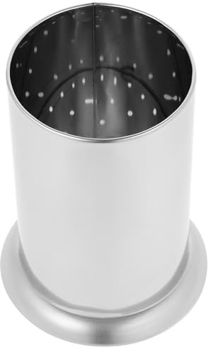 Veemoon Organisateur de touillettes à café | Distributeur de pailles en acier inoxydable | Range-couverts de comptoir - Rangement pour cuillères, fourchettes, baguettes et ustensiles