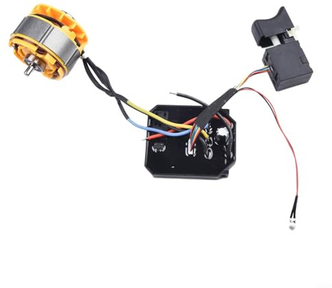 Jotekonoby 4815 Ensemble moteur divisé pour clé électrique 2106, moteur sans balais et panneau de commande avec carte d'entraînement 18 V 300 W, compatible avec