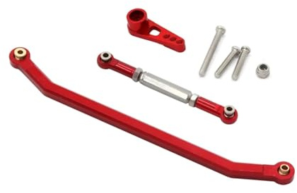 RC Modifikationen Für MN128 MN86 MN86S MN86K MN86KS Für MN G500 1/12 RC Track LKW Metall Lenkgestänge Spurstange Und Servo Arm Upgrade Teile(Black)