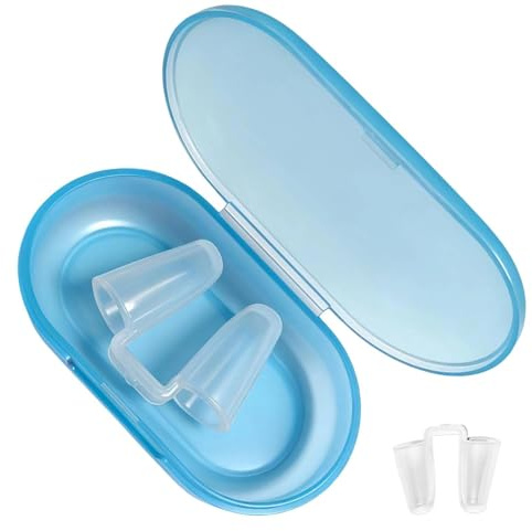 Pinza nasale da nuoto, tappi in silicone anti-soffocamento per snorkeling, tappo nasale nuoto, per viaggi e avventure all'aperto, vacanze estive, sport acquatici come immersioni, snorkeling, spiaggia