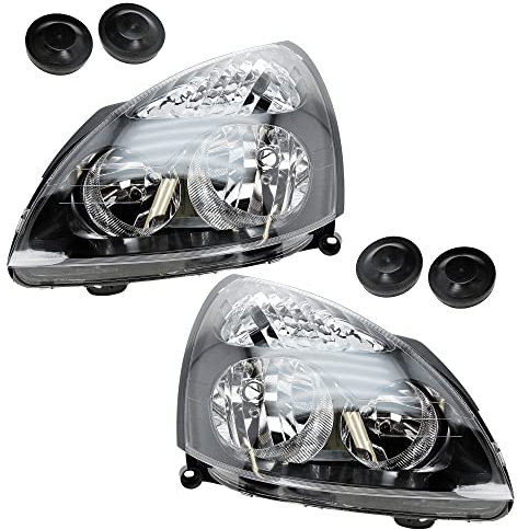 BESTPRICE 2x fari principali anteriori sinistro + destro H1 / H7, compatibili con RENAULT CLIO II (BB_, CB_), CLIO II van/hatchback (SB0/1/2_)