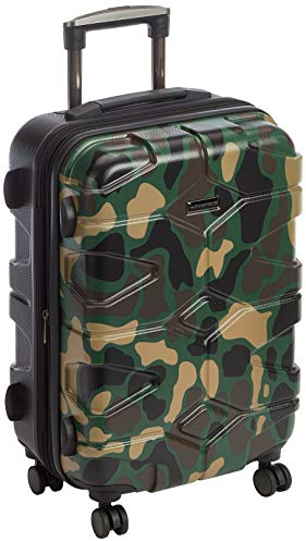 HAUPTSTADTKOFFER - X-Kölln - Handgepäck Hartschalen-Koffer Trolley Rollkoffer Reisekoffer, TSA, 55 cm, 42 Liter, Camouflage matt
