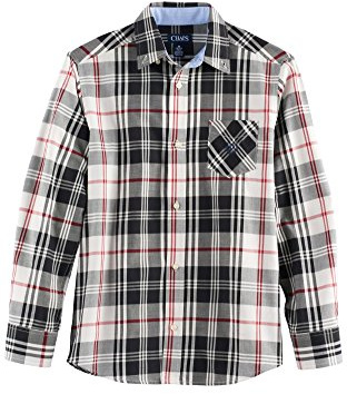 Chaps Big Boys Plaid Button-Down Shirt, Multi (XX-Small (4/5))
