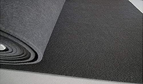 StoffBook EDEL 5MM DICK BASTELFILZ DIY FILZ STOFF DEKORATION TASCHEN (Grau, 50x45cm)