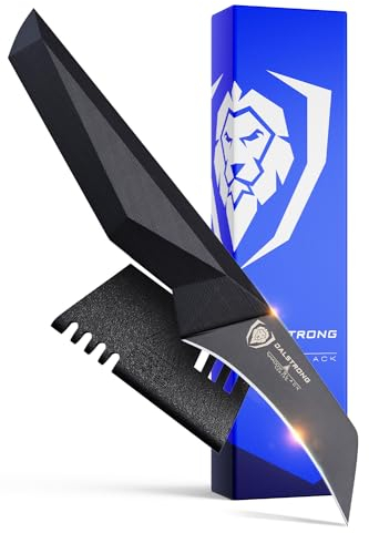 Dalstrong Couteau De Tournage Du Bec D'oiseaux - 2,75 - Série Shadow Black - Noir Titane Nitride Revêtu - Haute Teneur En Carbone - 7CR17MOV-X Acier Traité À Vide - Gaine - Certifié NSF