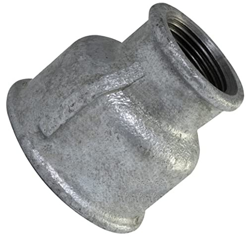 AERZETIX - C65100 - Reducción hembra/hembra 1 1/4'' x 3/4'' galvanizado - hierro fundido - racor de tubo rosca para atornillar - fontanería-calefacción instalación agua potable manguito alimentación