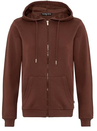 Redbridge Damen Premium Basic Kapuzenjacke Sweatjacke für Alltag und Freizeit