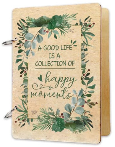 SUPERDANT Florid Grußkarten Organizer zum Jahrestag und Muttertag Weihnachtskarte Grußkarten Binder Grüne Blätter Urlaubskarten Besondere Hochzeitskarte Grußkartenalbum Halter Buch OHNE RINGE