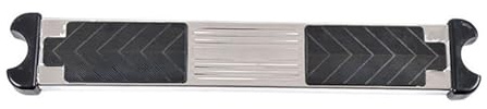 Escabeau de piscine hors sol en acier inoxydable | Échelle de rechange pour piscine, entrée et sortie avec 2 vis pour piscines hors sol et enterrées,
