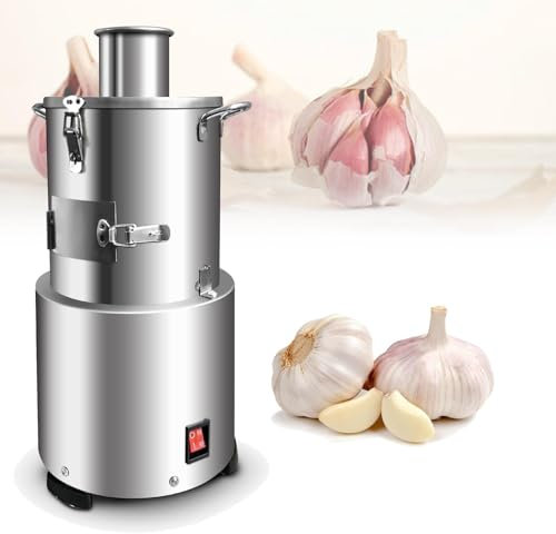 Peladora Automática De Ajos Enteros: Peladoras Y Cortadoras Eléctricas De Acero Inoxidable For Restaurantes,Hoteles Y Tiendas De Barbacoa, Dispositivo Multifunción For Pelar Dientes De Ajo Rápidamente