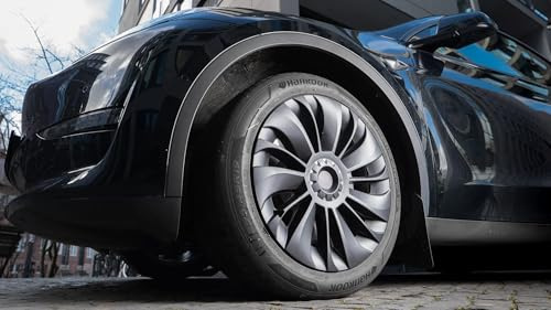Radkappen für Tesla Model Y 19 Zoll Performance Turbine Style Mattschwarz 4er Set
