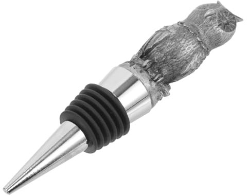 MUCKLILY Eulenform Weinflaschenverschluss Mit Vakuumversiegelungstechnologie Für Rotwein Weißwein Und Bier Aus Metall- Und Aluminiumlegierungen Gefertigt Dekorativer Flaschenverschluss Für