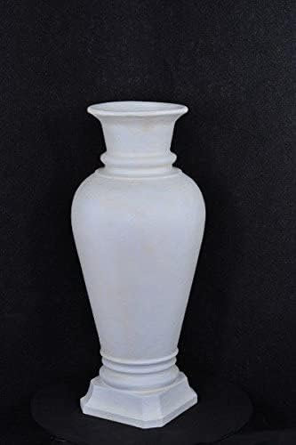 Eine hohe Vase im griechischen Stil. Eine einzigartige Dekoration für Ihr Interieur.