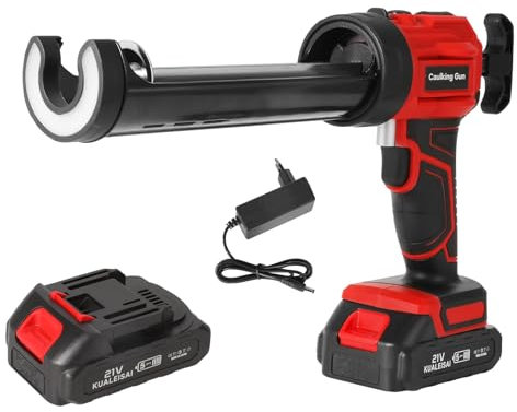 Pistolet à Silicone électrique pour Makita, 18V Pistolet à Colle Electrique, 1500mAh Pistolet Silicone, 4 Vitesses, Pistolet à Cartouche de 300ML avec Lumière LED, pour Sceller, Étanchéifier