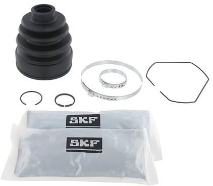 SKF Antriebswellen-Faltenbalgsatz VKJP 8341 Position Vorderachse Höhe 110 mm Länge 190 mm Breite 110 mm Dicke 10,5 mm - OE-Qualität | Kompatibel mit: NISSAN QASHQAI / QASHQAI +2 I