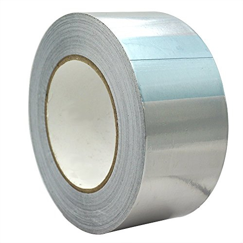 Tuloka Nastro adesivo in alluminio, 25 m x 50 mm, 1 rotolo in argento
