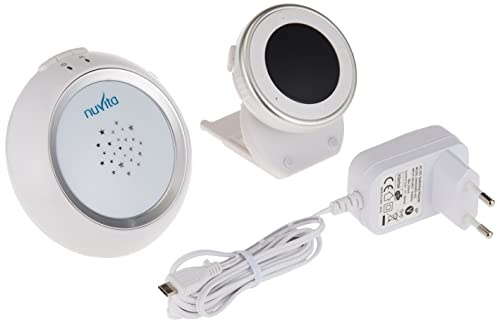 Nuvita 3015 Starry - Baby Monitor Audio – Compatibile con Nuvita 3015 Mat – Proiettore Luce Notturna - Temperatura Ambiente – Funzione Talk Back Bidirezionale – Design Italiano