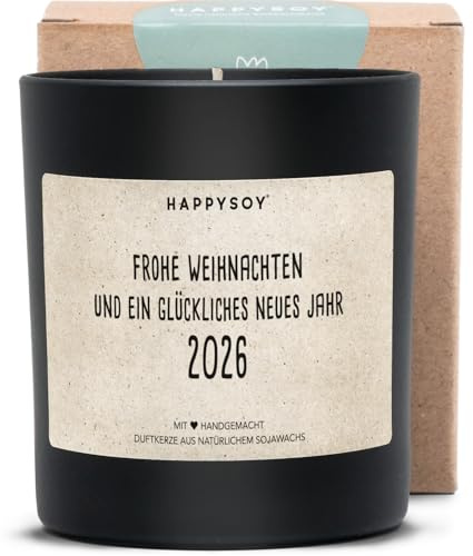 Weihnachten Duftkerze Soja Duftkerze im Glas mit Spruch natürlich handgemacht - nachhaltiges persönliches weihnachtliches Geschenk - Freund Freundin Eltern Mama Papa Oma Opa- Neues Jahr 2024