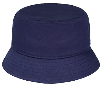 Pembroke® Bucket Hat, Fischerhut, Sonnenhut, 100% Baumwolle für Damen und Herren, Unisex, Navy Blau, Größe 56