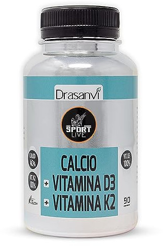 CALCIO VITAMINA D3+K2 90 COMPRIMIDOS SPORT LIVE DRASANVI