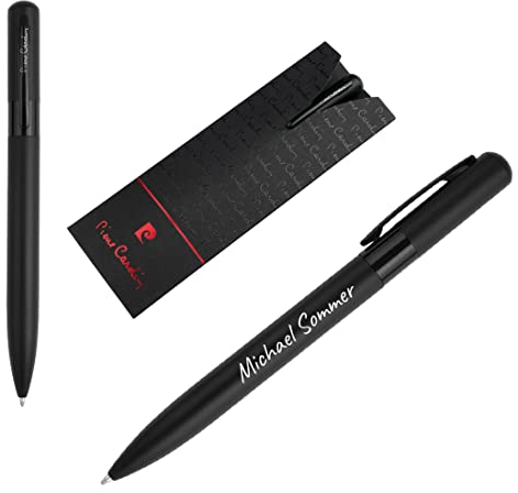 Pierre Cardin® TRIOMPHE Kugelschreiber mit Gravur | Premium Stift Etui | blaue Mine | edel | personalisiertes Geschenk | Namen | graviert | Jahrestag | Geburtstag